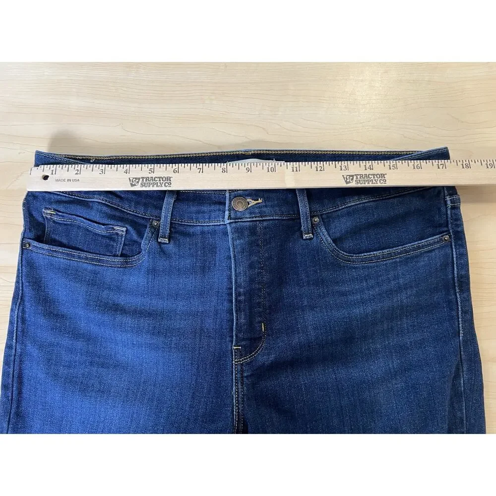Levi's 311 Shaping Skinny Jeans Women's 33 Medium Wash Blue Stretch Denim Pants